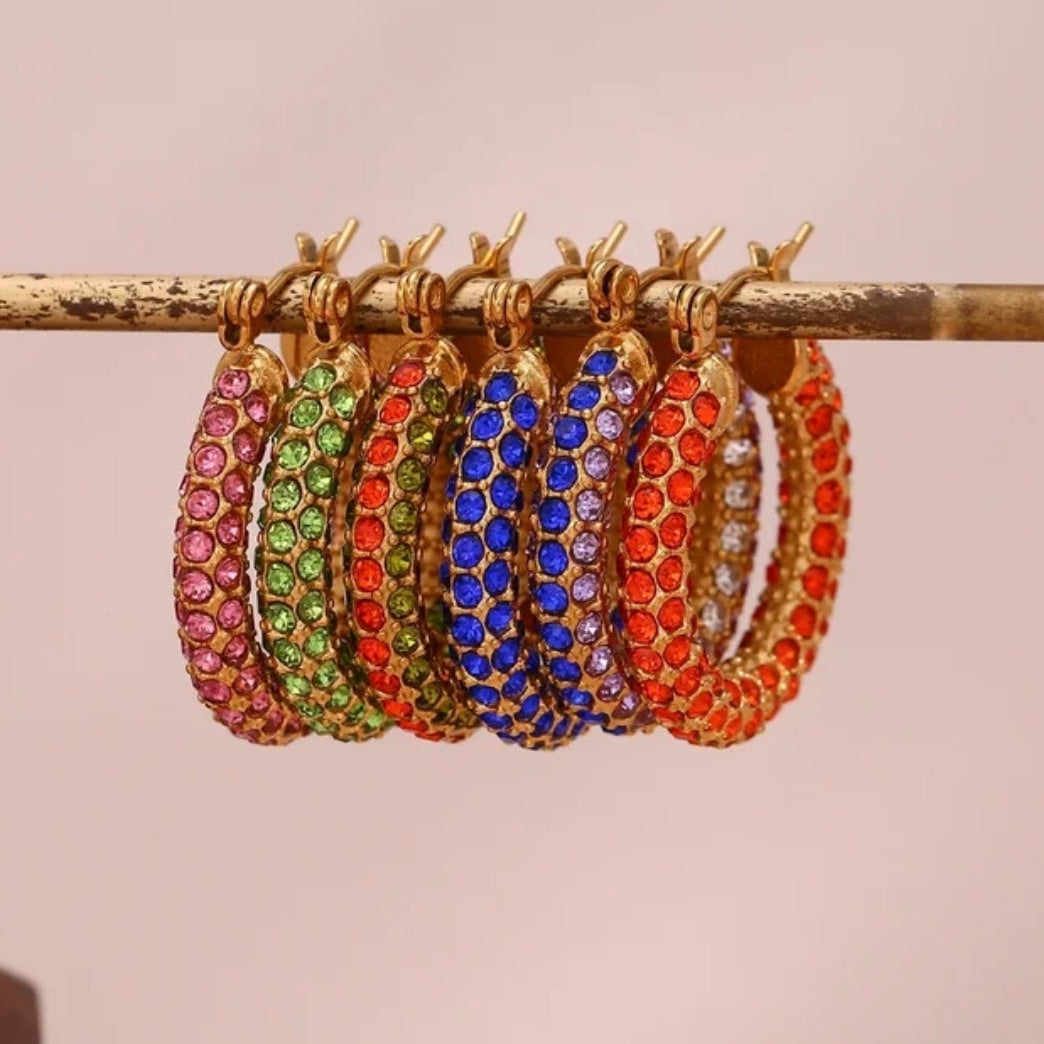 ZAHRA Hoop Earrings - Zoha Los Angeles