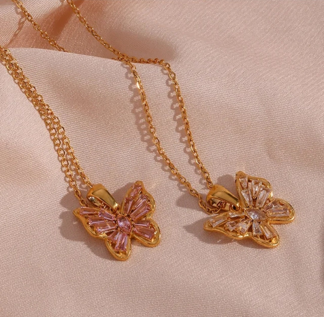 KATRINA Butterfly Necklace - Zoha Los Angeles