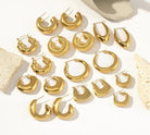 ABBY Hoop Earrings - Zoha Los Angeles