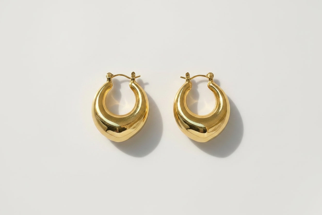 LAYLA Hoop Earrings - Zoha Los Angeles