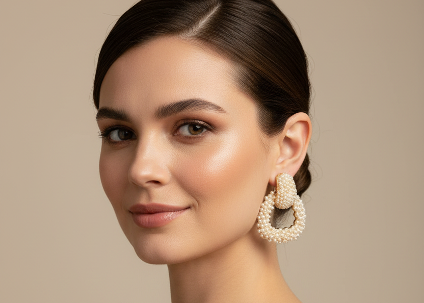 Sofia pearl drop earrings