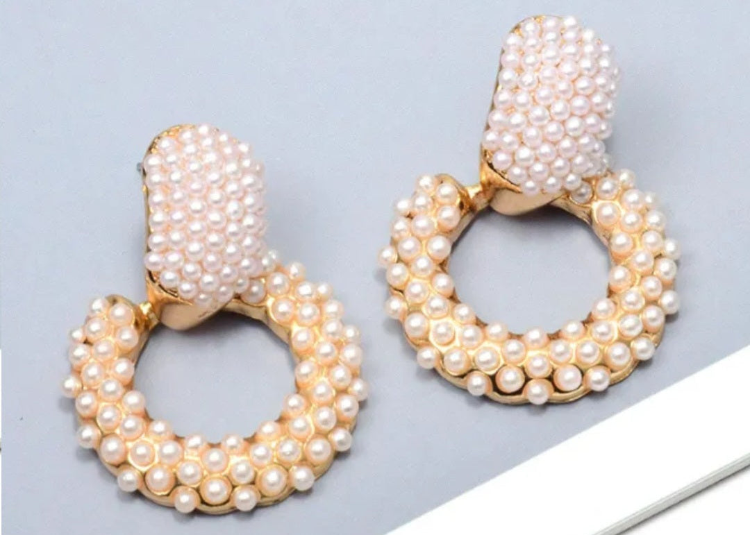 Sofia pearl drop earrings