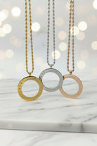Verily With Every Hardship Comes Ease Bar Necklace