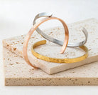Verily With Hardship Comes Ease Cuff – Islamic Calligraphy Bracelet in Gold | Zoha Los Angeles

