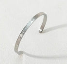 Verily With Hardship Comes Ease Cuff – Islamic Calligraphy Bracelet in silver | Zoha Los Angeles
