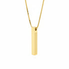 Ayatul Kursi Bar Necklace - Zoha Los Angeles