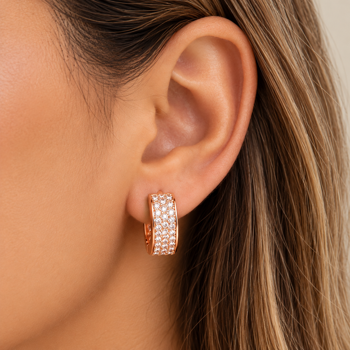 Elysian Pavé Hoops - Zoha Los Angeles