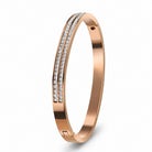 Crystal Bangle – 18k Gold Plated