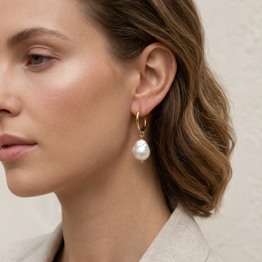 zoha pearl c hoops model
